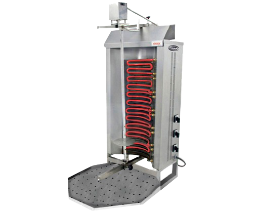 Eletrical Shawarma Machine With Top Motor 3 Burner