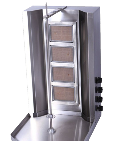 Gas Shawarma Machine 4 Burner