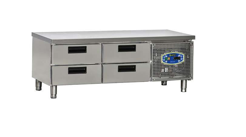 Under Counter Chiller With Four Drawer