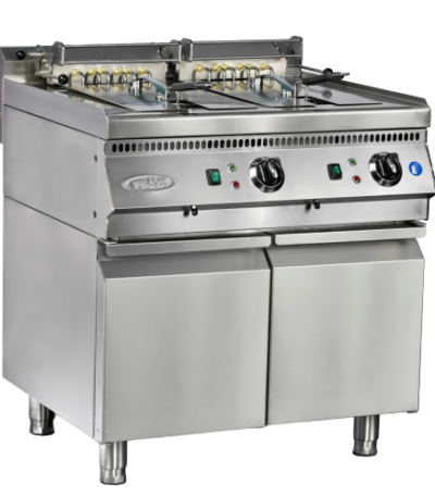 Electrical Fryer On Cabinet 8+8 LTR