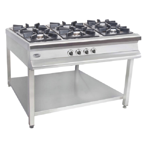 6 Burner Gas Range Cooker