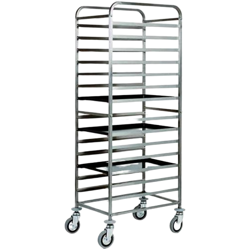 Heavy Duty 18 Trays Trolley