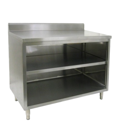 Stainless Steel Open Base Cabinet