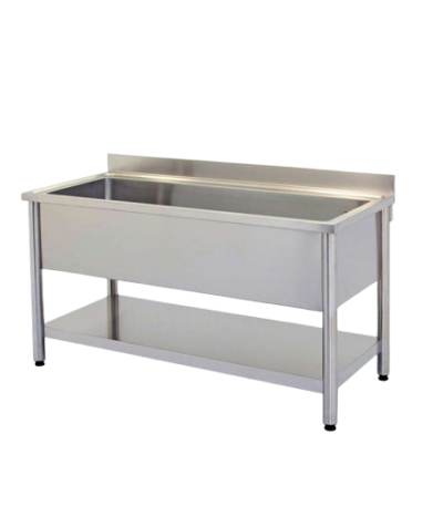 Stainless Steel Pot Wash Sink Table