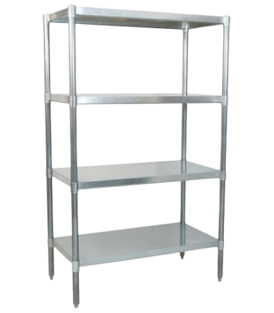 Stainless Steel 4 Tier Shelving Unit