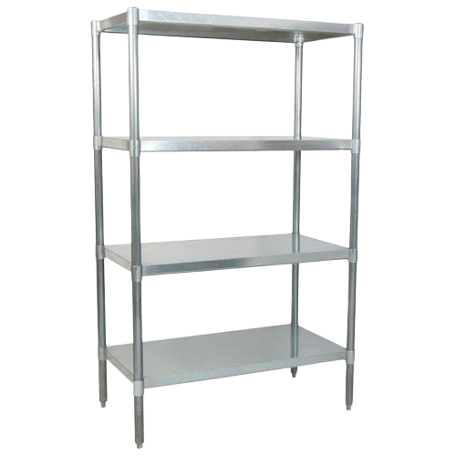 Stainless Steel 4 Tier Shelving Unit