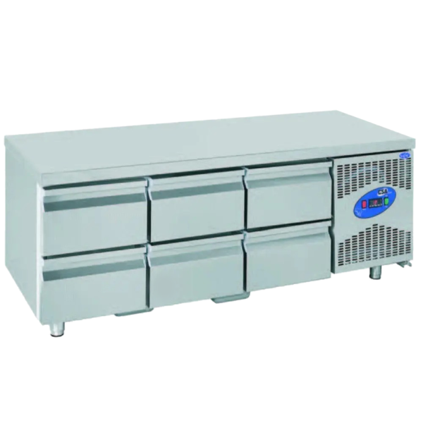 Under Counter Chiller With Six Drawer